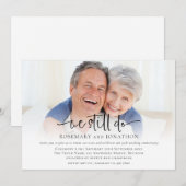 We doen nog steeds foto Vow Renewal Jubileum Kaart (Voorkant / Achterkant)