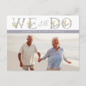 We doen nog steeds gelofte verlenging foto opslaan aankondigingskaart (Voorkant)