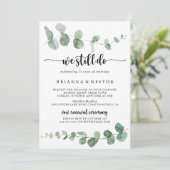 We doen nog steeds groene eucalyptus gelofte verni kaart (Staand voorkant)