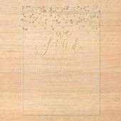 We doen nog steeds huwelijksgeloften vernieuwing acryl uitnodigingen (Voorkant)