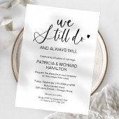 We doen nog steeds huwelijksverjaardag uitnodiging