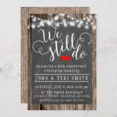 We doen nog steeds Jubileum met een 40e bruiloft Kaart (Voorkant / Achterkant)