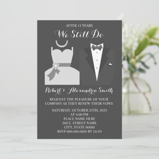 We doen nog steeds Jubileum renewal Kaart (Staand voorkant)