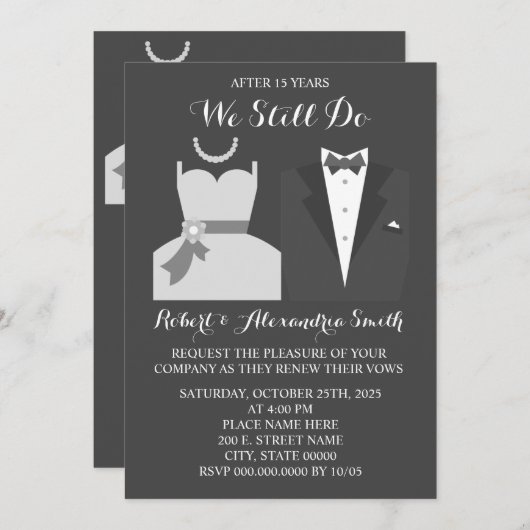 We doen nog steeds Jubileum renewal  Kaart (Voorkant / Achterkant)