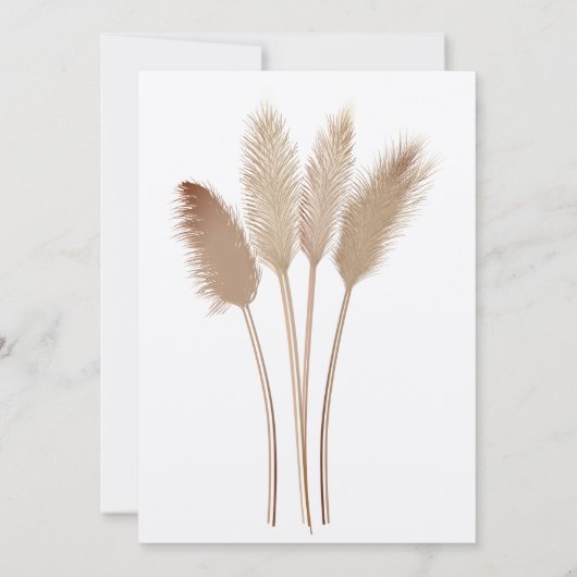 We doen nog steeds Jubileum Renewal Pampas Kaart (Achterkant)