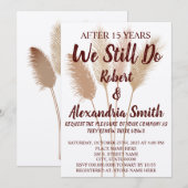 We doen nog steeds Jubileum Renewal Pampas Kaart (Voorkant / Achterkant)