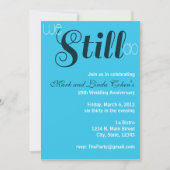 We doen nog steeds Jubileum-uitnodiging Kaart (Voorkant)