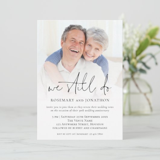 We doen nog steeds Jubileum voor het vernieuwen va Kaart (Staand voorkant)