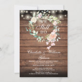 We doen nog steeds met vow Renewal Floral Rustic L Kaart (Voorkant)