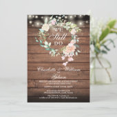 We doen nog steeds met vow Renewal Floral Rustic L Kaart (Staand voorkant)