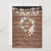 We doen nog steeds met vow Renewal Floral Rustic L Kaart (Achterkant)