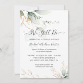 We doen nog steeds met Vow Renewal Jubileum Green  Kaart (Voorkant)