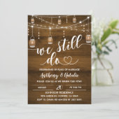 We doen nog steeds met Vow Renewal Kaart (Staand voorkant)