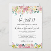 We doen nog steeds met Vow Renewal Pastel Chic Blu Kaart (Voorkant)