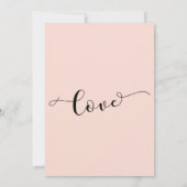 We doen nog steeds moderne kalligrafie, Blush-verj Kaart (Achterkant)