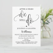 We doen nog steeds Moderne Minimalistische Trouwhe Kaart (Staand voorkant)