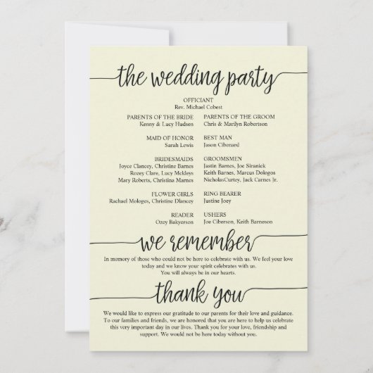 We doen nog steeds programcard kaart (Achterkant)