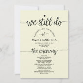 We doen nog steeds programkaart kaart (Voorkant)