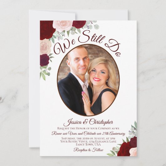 We doen nog steeds rode en roze rozen en vernieuwi kaart (Voorkant)