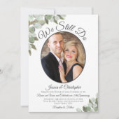 We doen nog steeds Rustic Greenery en Foto Vow Ren Kaart (Voorkant)