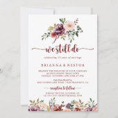 We doen nog steeds rustieke zomer bloemengelofte v kaart (Voorkant)