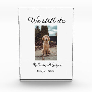 We doen nog steeds trouwkoppel huisdier foto naam