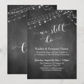 We doen nog steeds typografie krijtbord terug Jubi Kaart (Voorkant / Achterkant)