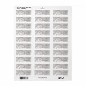 We doen Photo Return Name Address Wedding Etiket (Full Sheet)