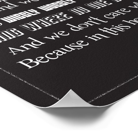 We doen Poster - B/W (Hoek)