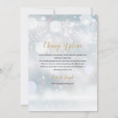 We doen Redo Nieuw Plan Winter Save the Date Kaart (Achterkant)