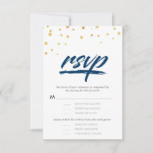 "We doen" RSVP-kaarten voor Typografie \ WEDDINGS