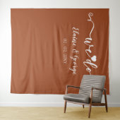 We doen Script Heart Weddenschap Foto Prop Backdro Wandkleed (In Situ (horizontaal))