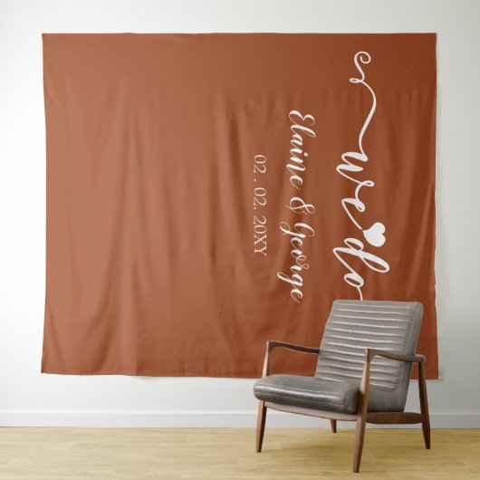 We doen Script Heart Weddenschap Foto Prop Backdro Wandkleed (In Situ (horizontaal))