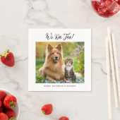 We doen te eenvoudige moderne Schattigee foto Hond Servet (Insitu)