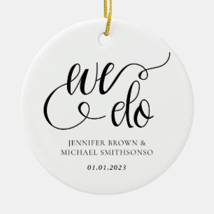 We doen trouwfoto op maat keramisch ornament
