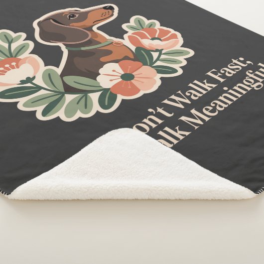 We Don’t Walk Fast; We Walk Meaningful Sherpa Deken (3/4)