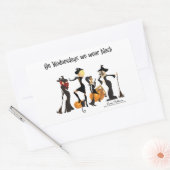 We Draag Black Rechthoekige Sticker (Envelop)