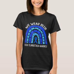 We Draag blauw voor Ataxia Telangiectasia Awarenes T-shirt