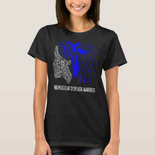 We Draag blauw voor fibromusculaire dysplasie T-shirt
