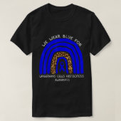 We Draag blauw voor Langerhanscellen Histiocytose  T-shirt (Design voorkant)