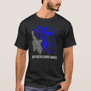 We Draag blauw voor Sensor Processing Disorder Awa T-shirt
