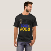 We Draag Blue and Gold School Spirit T-shirt (Voorkant volledig)
