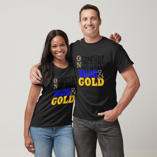 We Draag Blue and Gold School Spirit T-shirt (Unisex)