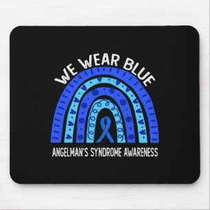 We Draag Blue for Angelman's Syndrome Awareness Muismat