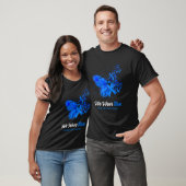 We Draag Blue Irritable Bowel Syndrome Awareness B T-shirt (Unisex)