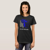 We Draag Blue voor Dandy Walker Syndrome Awareness T-shirt (Voorkant volledig)