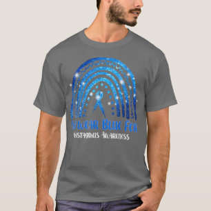 We Draag de blauwe regenboogregenboogaardbol voor  T-shirt
