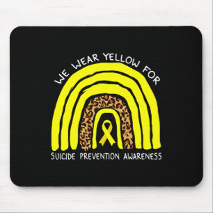 We Draag de Yellow Rainbow for Suicide Prevention  Muismat