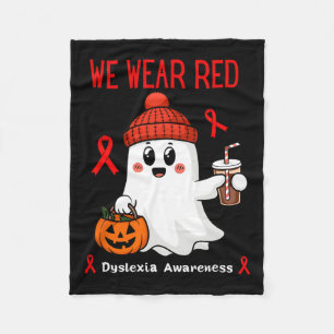 We Draag Dyslexie Bewustzijn Maand Dyslexie 3 Fleece Deken
