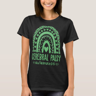 We Draag Green Cerebral Palsy Awareness CP Month T-shirt